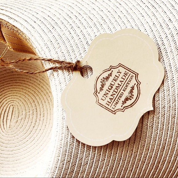 Handmade oversize hat. “Greetings from” NWT - Picture 4 of 5